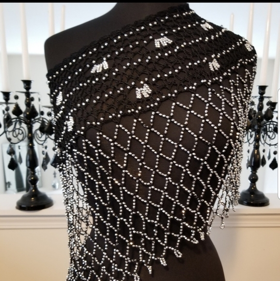Tops - Gorgeous beaded cape.